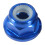 10Pcs M3 Nylon Insert Aluminum Lock Nuts Hex Self Locking Blue Fasteners 5