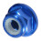 10Pcs M3 Nylon Insert Aluminum Lock Nuts Hex Self Locking Blue Fasteners 11