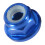 10Pcs M3 Nylon Insert Aluminum Lock Nuts Hex Self Locking Blue Fasteners 12