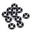 Aluminium M3 Countersunk Washers Gasket 10 Pack Black Anodized 2