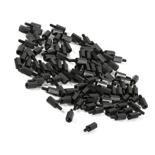 100pcs M2/M3/M4 Nylon Hex Spacers Screws Nuts Kit, Assorted Sizes