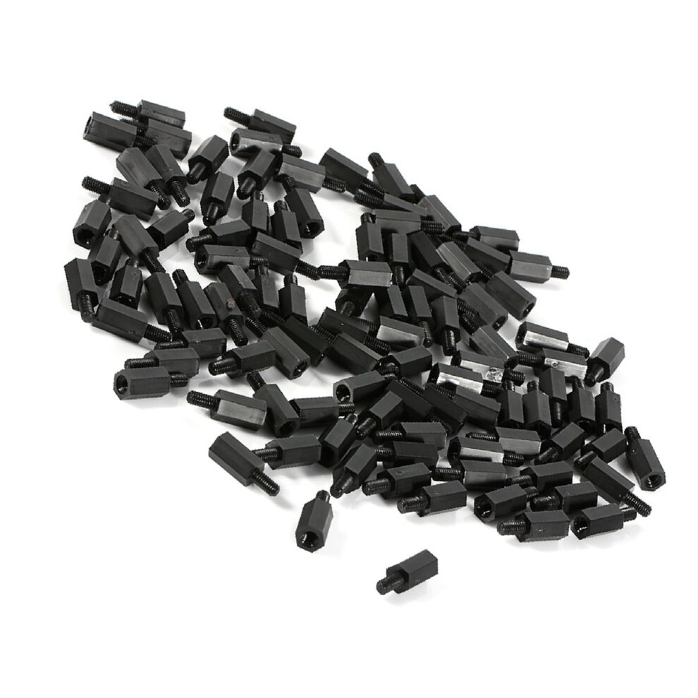 100Pcs M2/M3/M4 Nylon Hex Spacers Screws Nuts Kit, Assorted Sizes 8471393107690