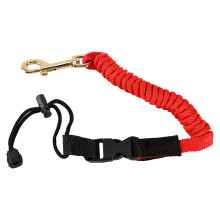 Canoe Kayak Paddle Leash 1.1m Safety Cord Tether Nylon Strap Red