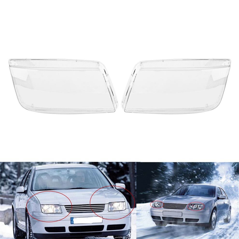Plastic Headlight Cover For Mk4 Bora 1998Â2004, Transparent, Durable 6921393018493