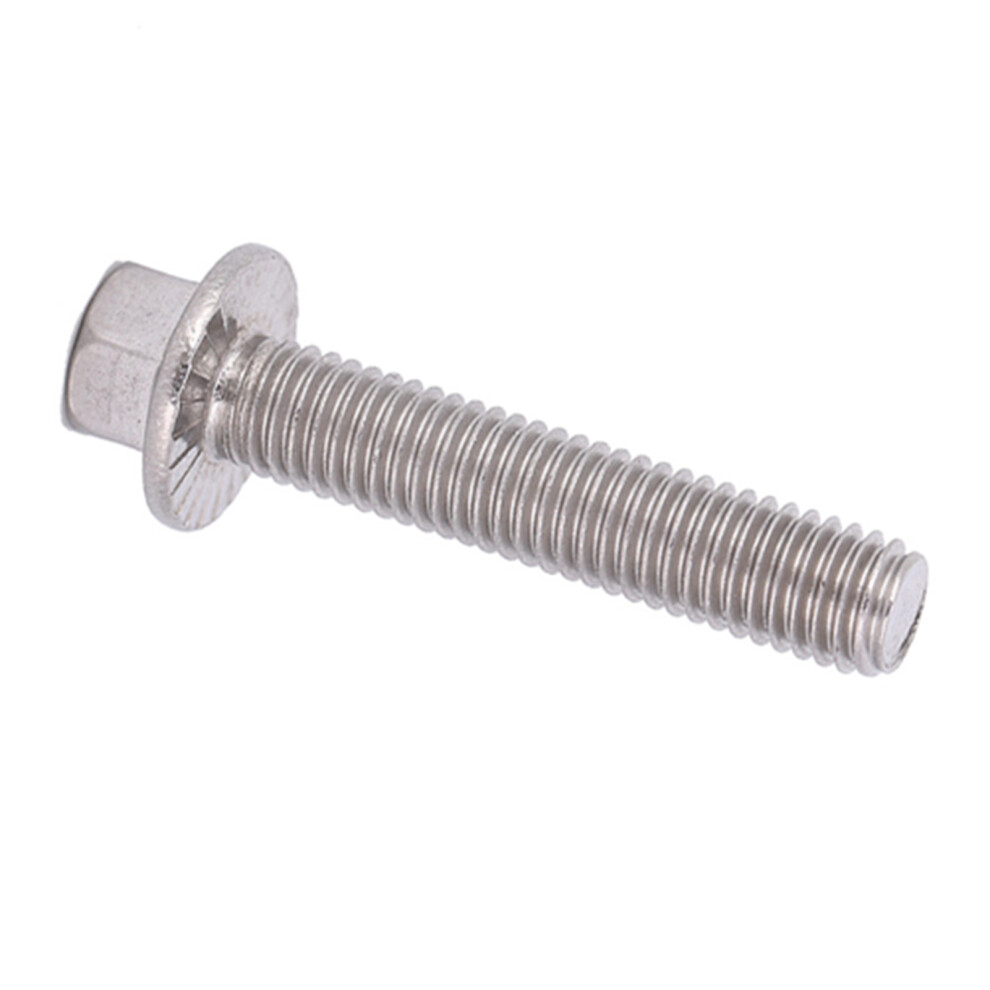 M8 A2-70 Stainless Flange Hex