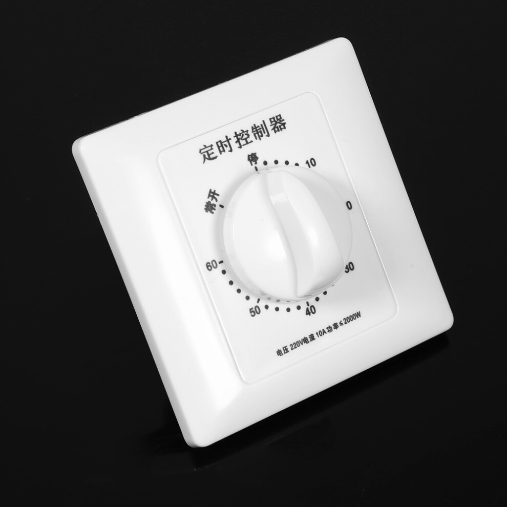 Ac 220V 2000W Mechanical Countdown Timer Switch 85X85x48mm 9481393111053