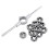 11PCS External Thread Cutting Kit Screw & Die Hand Tools for Home & Workshop AU 2