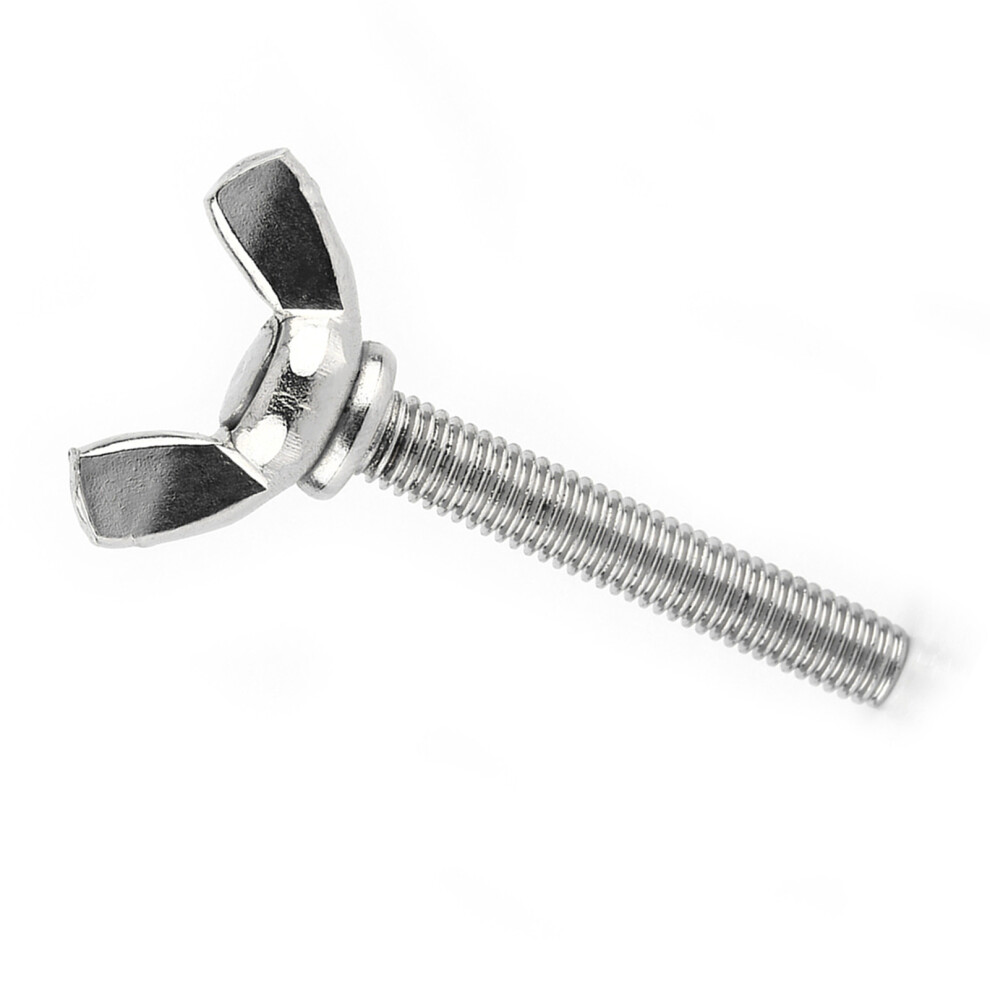 5 x M5 Wing Screws 40mm 304 Stainless