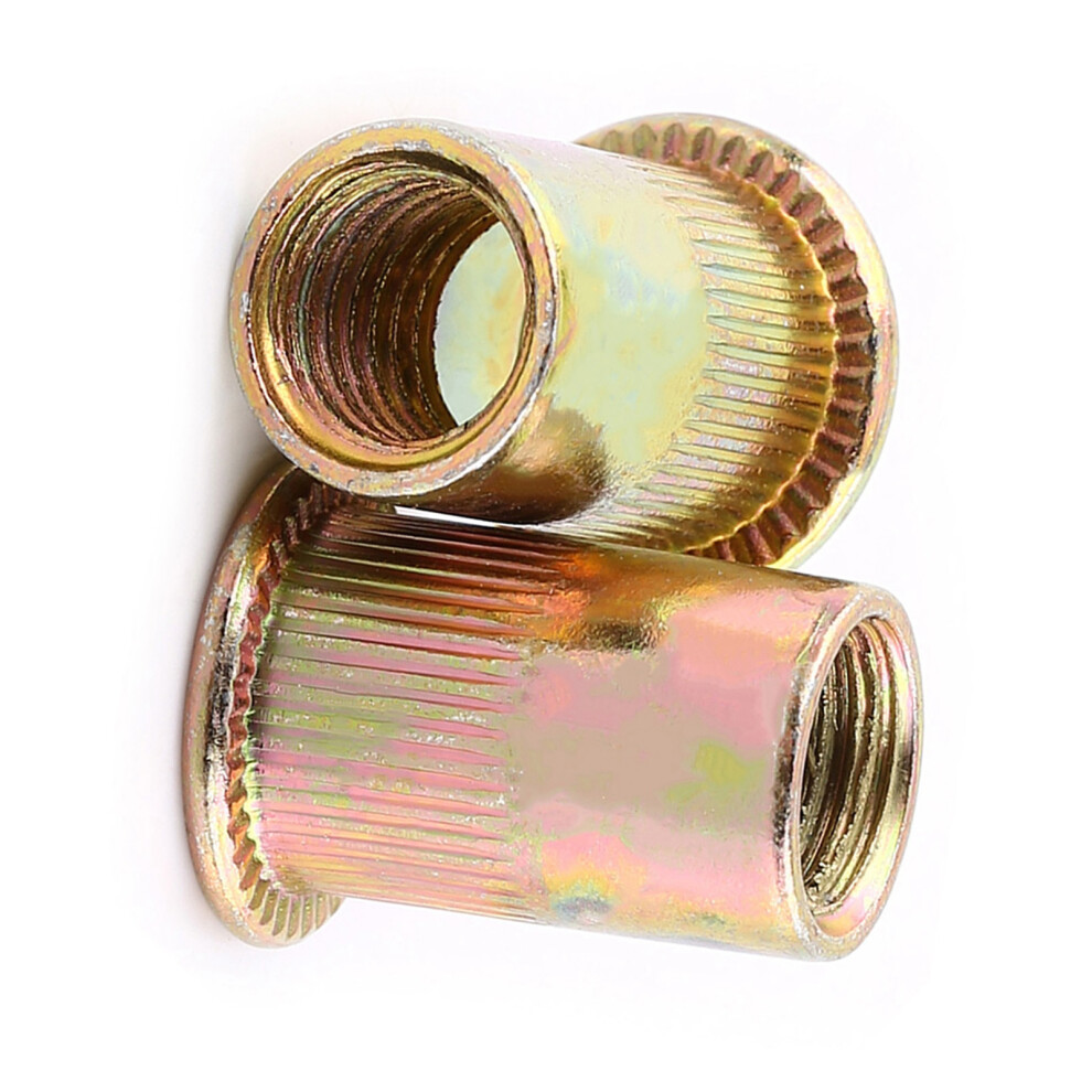 M3-M12 Steel Rivet Nuts Flat Head 100 Pieces