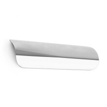 Universal Motorcycle Exhaust Heat Shield Silver 228mm x 64mm
