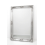 Antique Ornate Silver Mirror Chic 90x60Cm 1