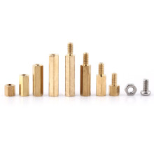 Hex Brass Threaded Standoffs & Nut Kit with Box Ideal for DIY Projects Set B