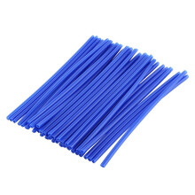 36pcs Motorcycle Spoke Protectors Kit - Blue, Durable & Easy Fit
