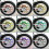 36pcs Motorcycle Spoke Protector Wraps Kit, White, Red, Blue, Off Road 5