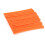36pcs Motorcycle Spoke Protector Wraps Off-Road Orange 17cm Durable 16