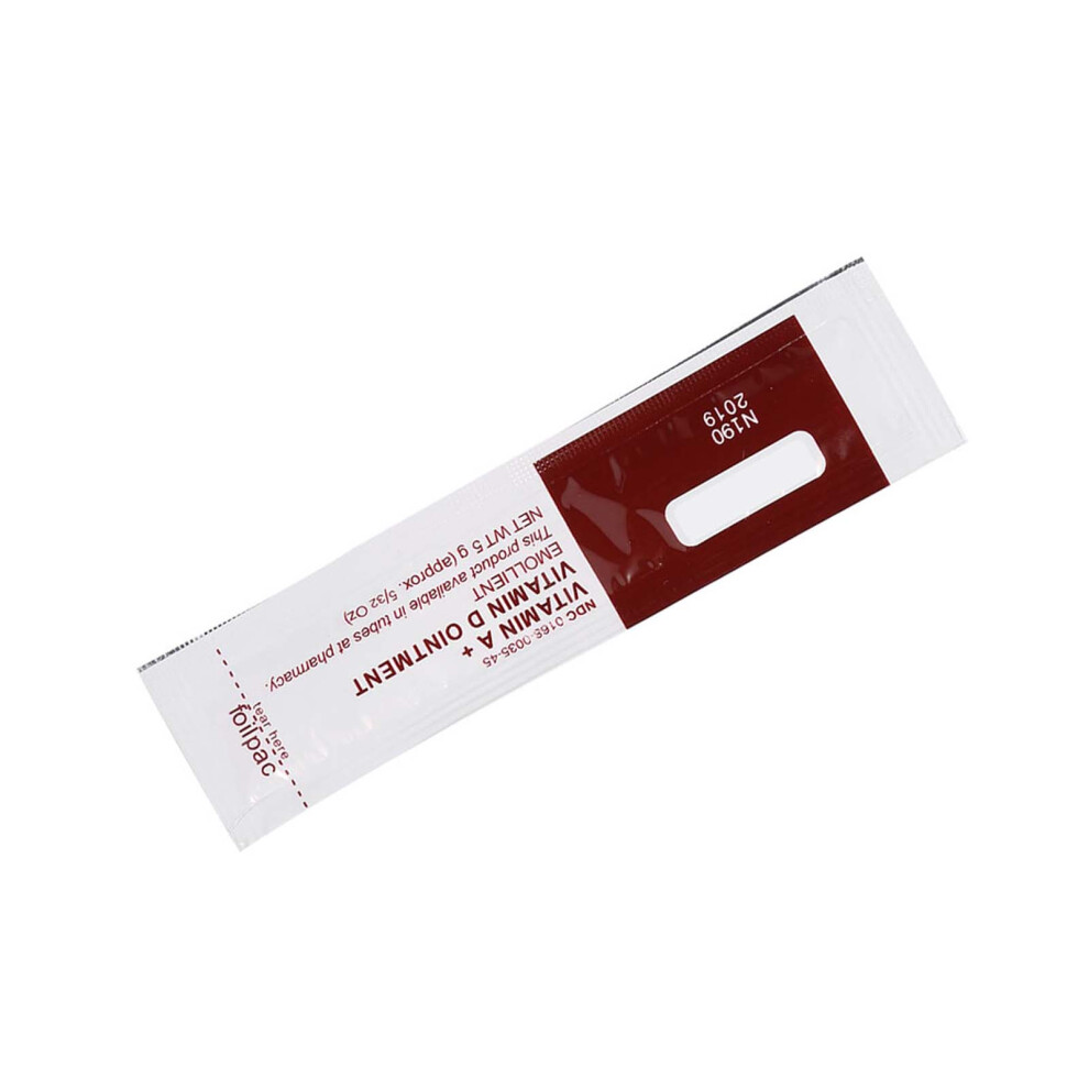 White 10Pcs Permanent Makeup Tattoo Aftercare Vitamin A&D Ointment 5G