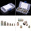 50pcs Zinc Alloy M4-M10 Hex Drive Threaded Insert Nuts Kit 1