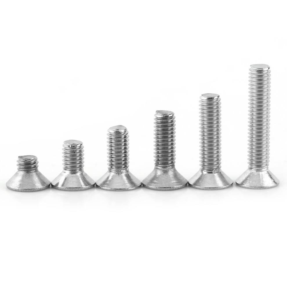 M3 Stainless Steel Flat Head Hex Socket Screws 300Pcs Kit In Box 8421393115171