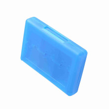 Nintendo 3DS DSI LL Game Card Holder 28 in 1 Plastic Storage Box Blue