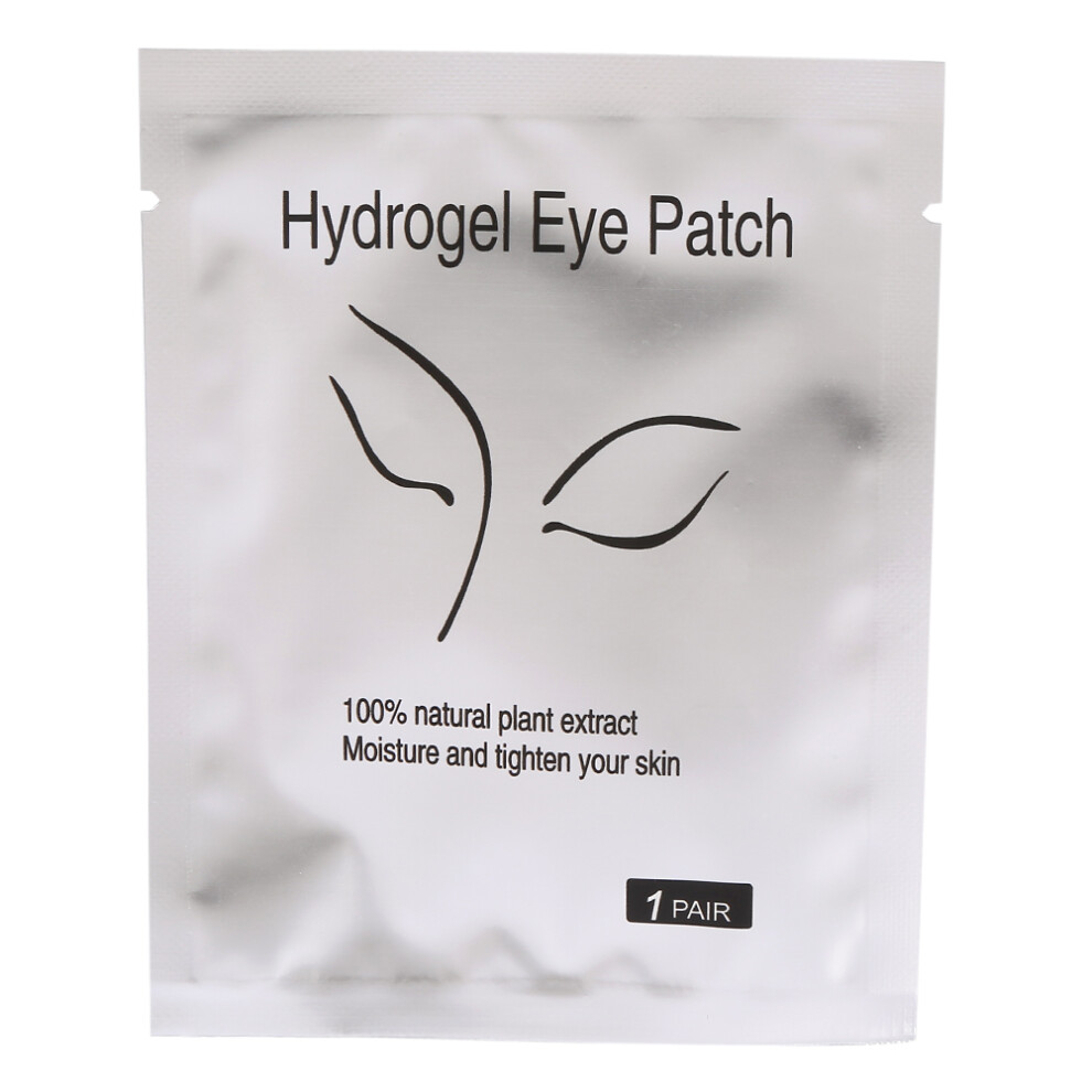 Silver Hydrogel Under Eye Patches 10Pairs For Eyelash Extensions, Moisturizing