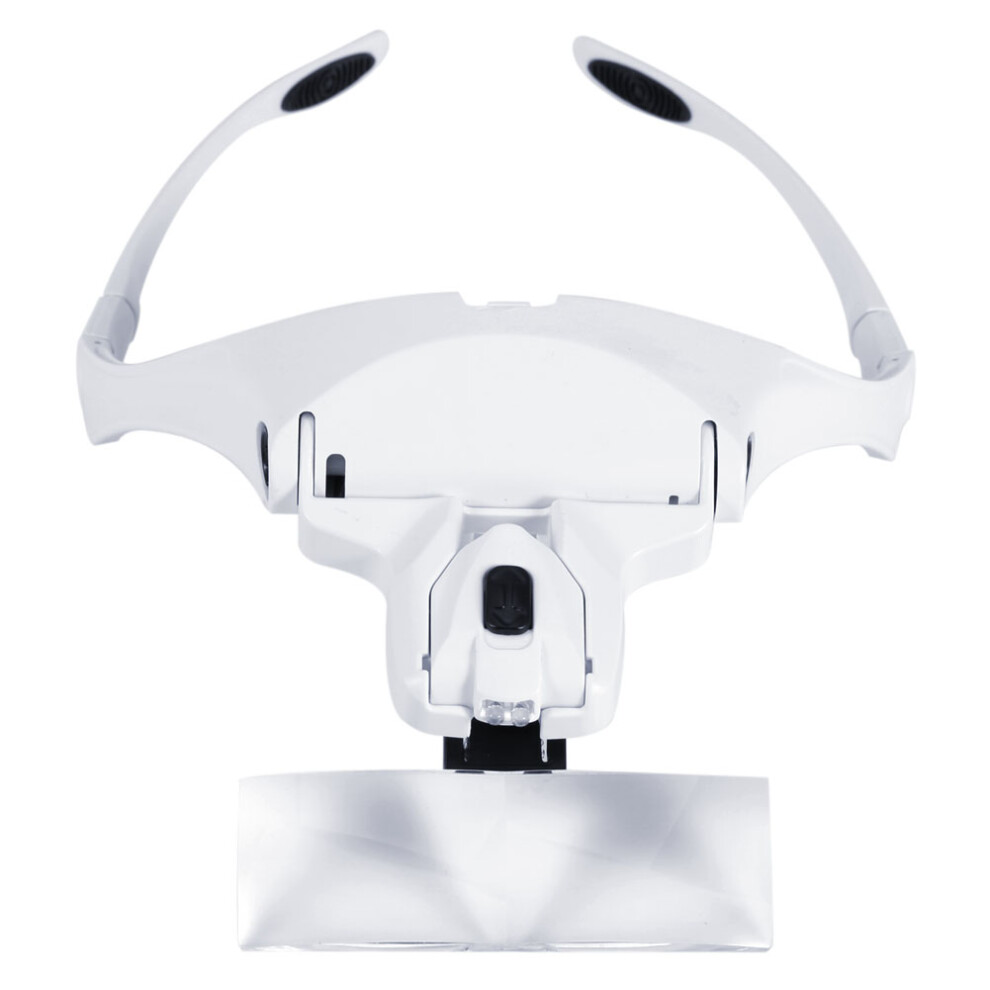 Unisex Led Magnifying Headset 5 Interchangeable Lenses