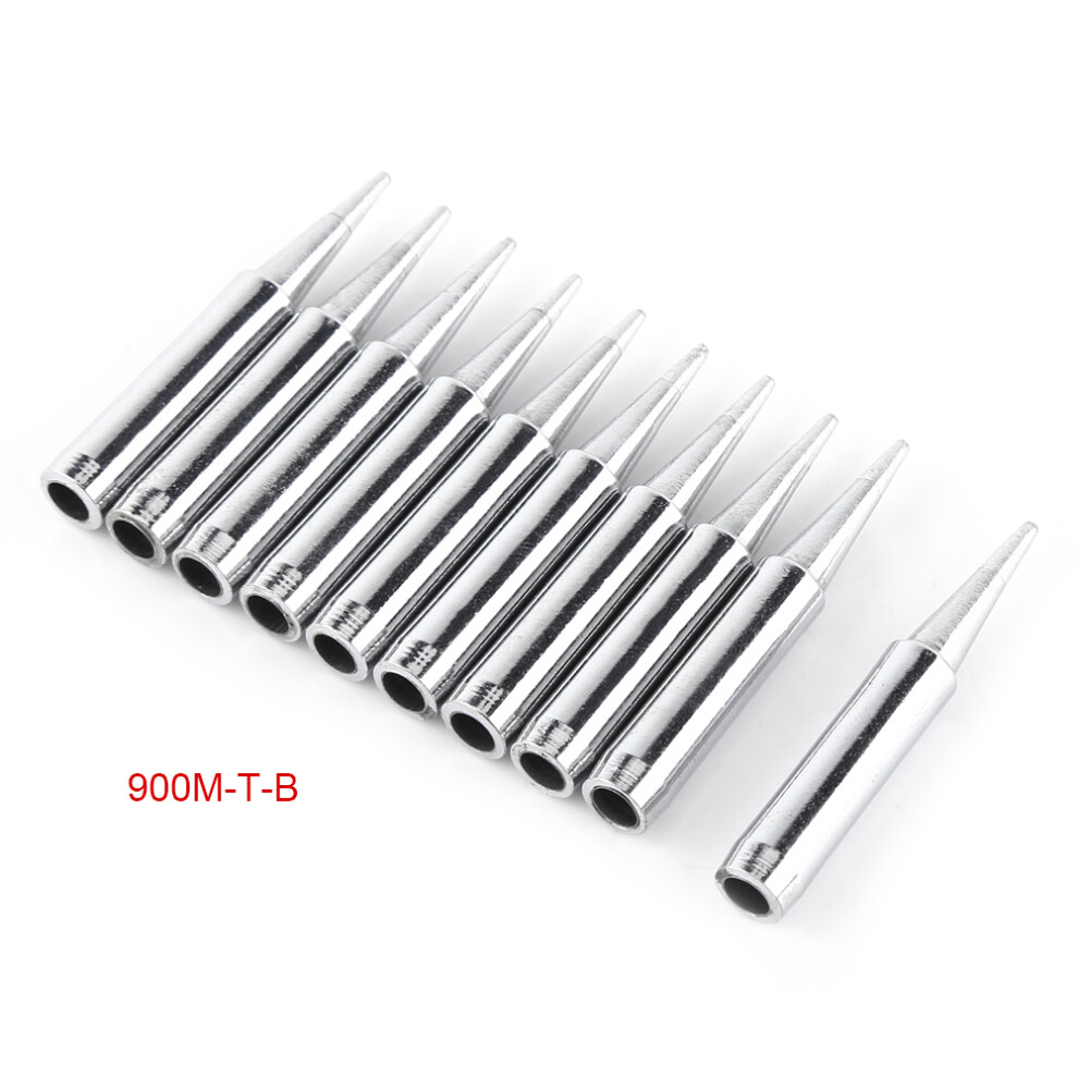 10Pcs Lead-Free Soldering Tips 900M-T-B For Rework Stations 9381393118079