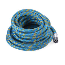 Premium 10ft Nylon Braided Airbrush Hose 1/8" BSP Female Adapter