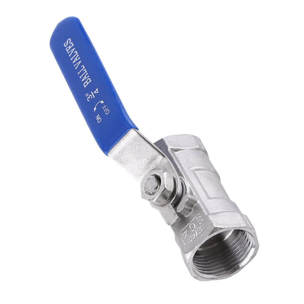 Stainless Steel 304 Sanitary Ball Valve 3/4" Bsp Female Thread For Tank Pipe 4951393025940