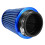 Car High Flow Cold Air Filter Intake Kit Blue 76mm Inlet 8