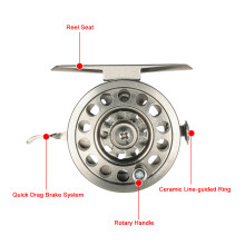 Aluminum Fly Fishing Reel BLD 50/60, 0.20-0.25mm Line Capacity, Right Hand