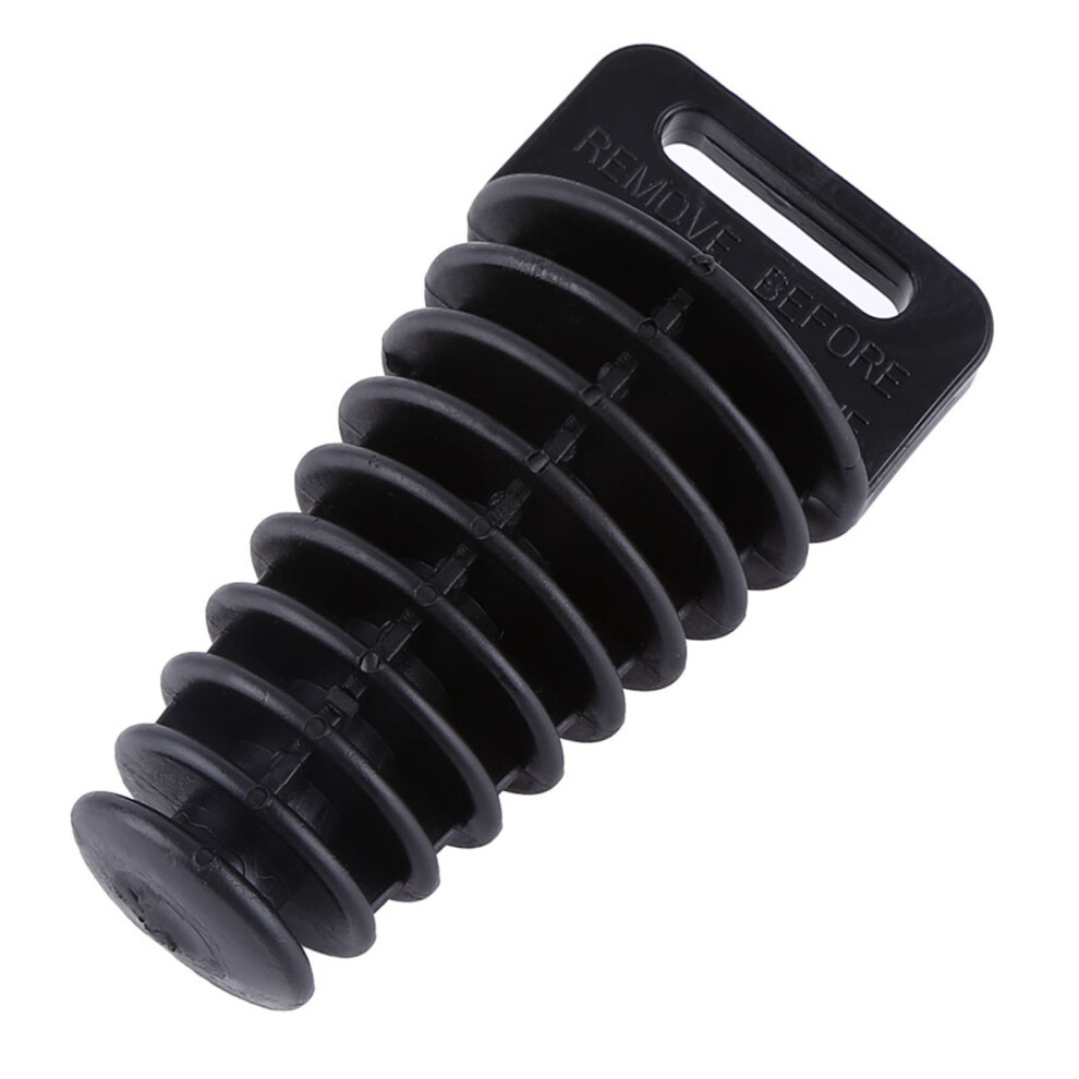 Universal Motorcycle Atv Silencer Plug 27-48Mm Rubber Exhaust Bung Black 5061393026485