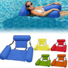 Rede de água Piscina praia Poltrona reclinável flutuante Hamaque de água insuflável Cama flutuante praia flutuante