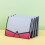 High Capacity Plastic File Organiser 13 Pockets-Green  A4. 4