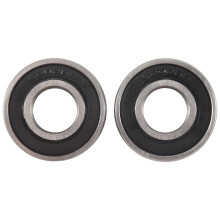 2Pcs 6202RS 15mm Inner 35mm Outer Single Row Deep Groove Ball Bearing