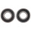 2Pcs 6202RS 15mm Εσωτερικό 35mm Εξωτερικό ρουλεμάν βαθιάς αυλάκωσης μονής σειράς 1