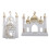 Ramadans Eid Home Decors Gold and White Mosque Tower Islamic-A. 2