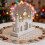 Ramadans Eid Home Decors Gold and White Mosque Tower Islamic-A. 6