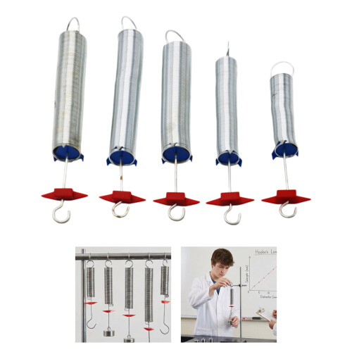 5Pcs Educational Helical Springs Hooke's Law Physics Experiment 1