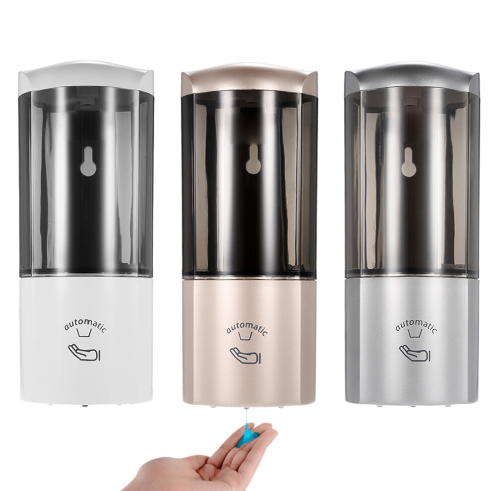 500Ml Wall-Mounted Touchless Soap Dispenser With Ir Sensor, Silver 4951393118888