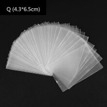Capas transparentes para cartas 66mm x 91mm Para cartas colecionáveis TCG, 100pcs/conjunto