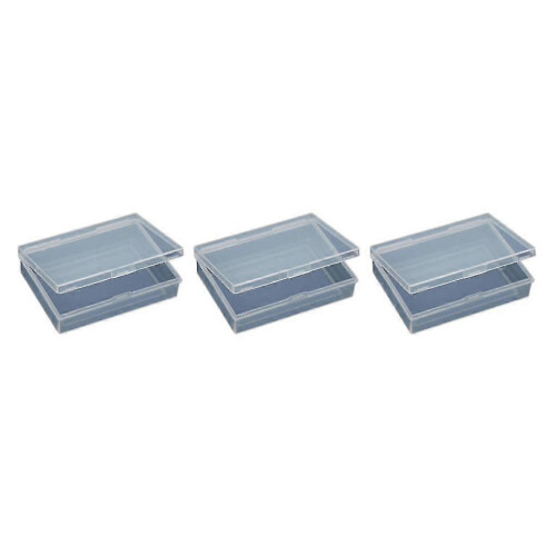 Caja de tarjetas transparentes de 1/3 fácil de guardar y complementar 1