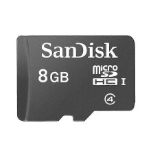 SanDisk C4 hukommelseskort, kapacitet: 8GB 8GB