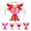 4Pcs Shimmering Party Honeycomb Tabletop Decoration-4pcs 3