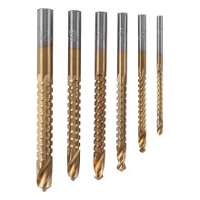 6 PCS HSS-Fräsbohrer Set Holzbohrer Bohrset für Holzmetall K075