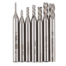 SWT 7Pcs HSS CNC 4 Rillen Endfräser Fräsfräser Bohrersatz 1.5 2 2.5 3 4 5 6mm