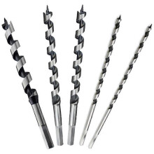 5PCS 230mm Sechskant-Schaft Extra Langspitze Drehschnecke Holzbohrer Set Holzbearbeitung Drehbohrer Werkzeugset 6 8 10 12 14mm