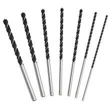 7 Stück Extra Langes Holzbohrer-Set 12 Zoll 300mm Bohrer DIY Holzbearbeitungswerkzeug Spiralbohrer Extra Langbohrer