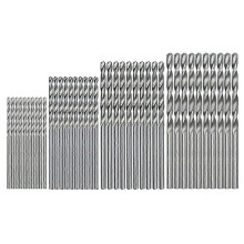 40 Stück Titan-Drehbohrerset, Kobalt-metrische Bohrer 0,5 mm - 2,0 mm für Metall, Edelstahlsets Kleiner Bohrer