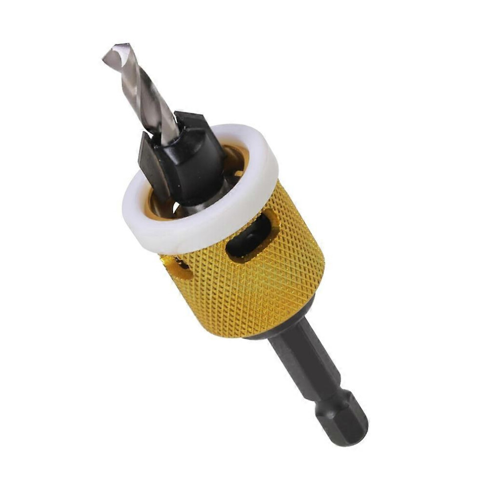 1/8X3/8Inch Carbide Tipped Countersink Drill Bits With Low Friction Depth Stop,1/4Inch Hex Shank Countersink Drill 6935161829501