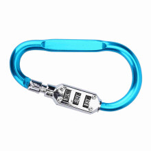 Travel Luggage Lock with Resettable Combo, Blue, 110*62*12mm
